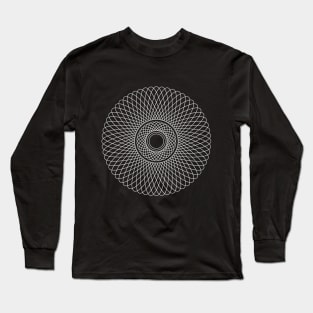 Round mandala (invert) Long Sleeve T-Shirt
